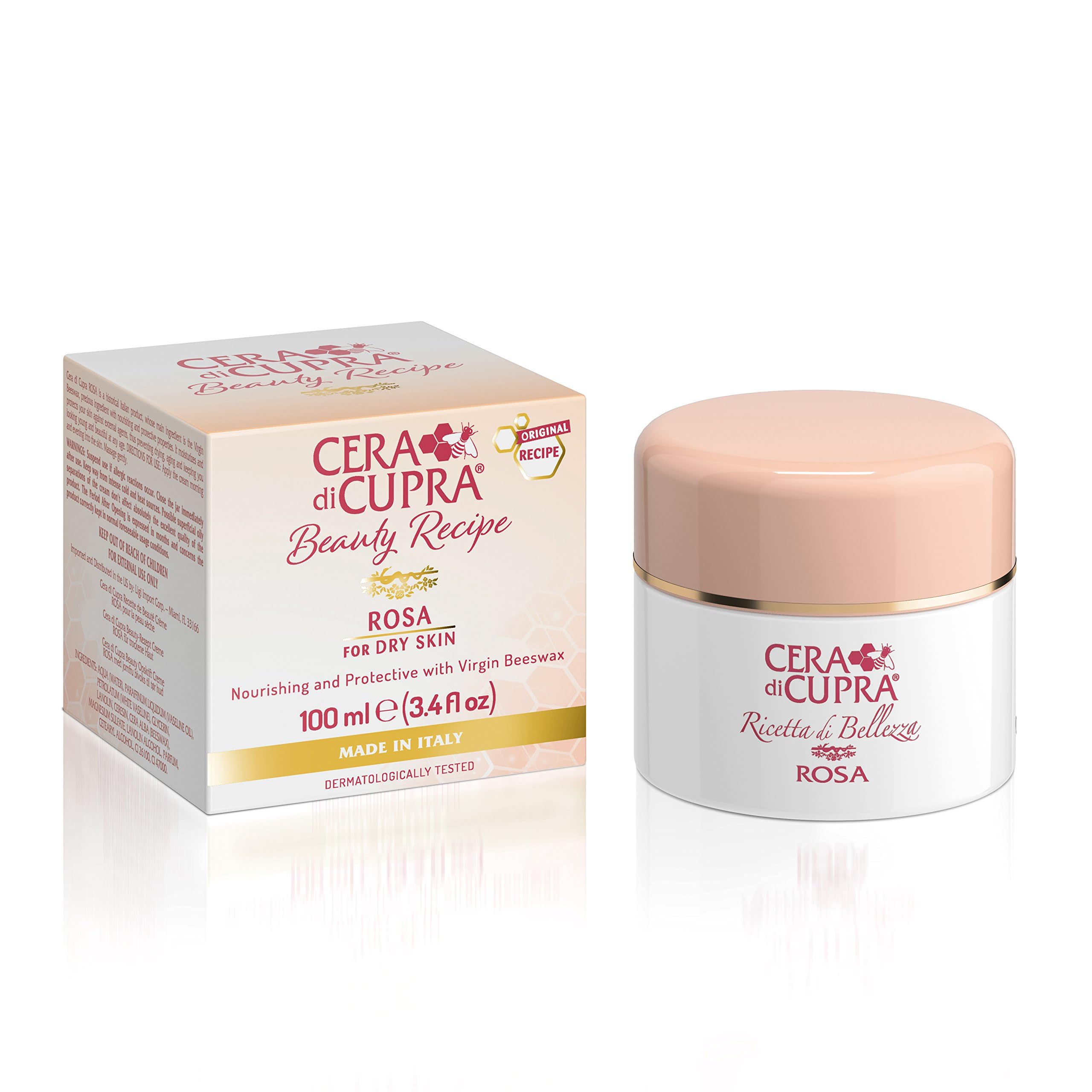 Amazon.com: CERA DI CUPRA Rosa Face Cream Moisturizer for Dry Skin